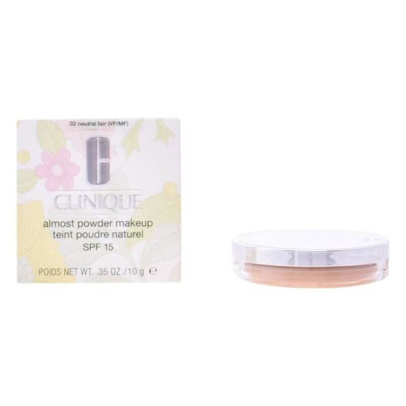 Kompaktpuuder Clinique Almost Powder SPF15, 02 Neutral Fair, 10 g hind ja info | Jumestuskreemid ja puudrid | hansapost.ee