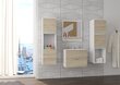 Vannitoakomplekt ADRK Furniture, pruun цена и информация | Vannitoamööbli komplektid | hansapost.ee
