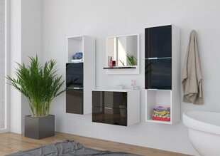 Комплект для ванной ADRK Furniture, черный цена и информация | Комплекты в ванную | hansapost.ee