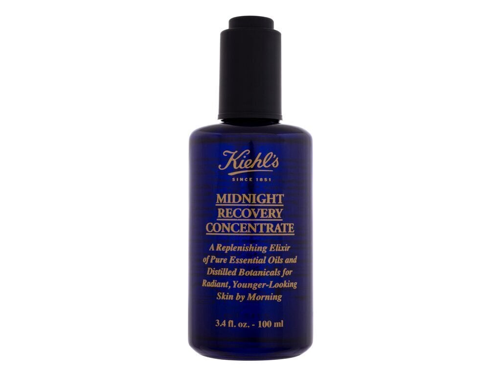 Taastav näokontsentraat naistele Kiehls Midnight Recovery, 100 ml hind ja info | Näoõlid, ampullid ja seerumid | hansapost.ee