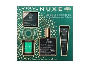 Komplekt naistele Nuxe: kuivõli kehale ja juustele, 100 ml + niisutav vedelik näole, 50 ml + õrn seep, 100 g + lõhnaküünal hind ja info | Kehakreemid, kehaõlid ja losjoonid | hansapost.ee
