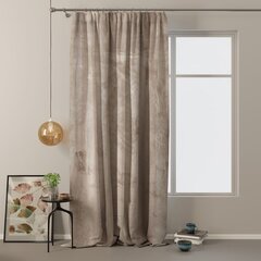 AmeliaHome kardin цена и информация | Штора с кольцами, бархат, зеленый, 145 x 250 см | hansapost.ee