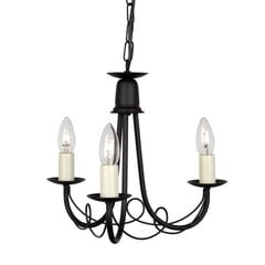 Rippvalgusti Elstead Lighting Minster MN3-BLACK цена и информация | Люстры | hansapost.ee