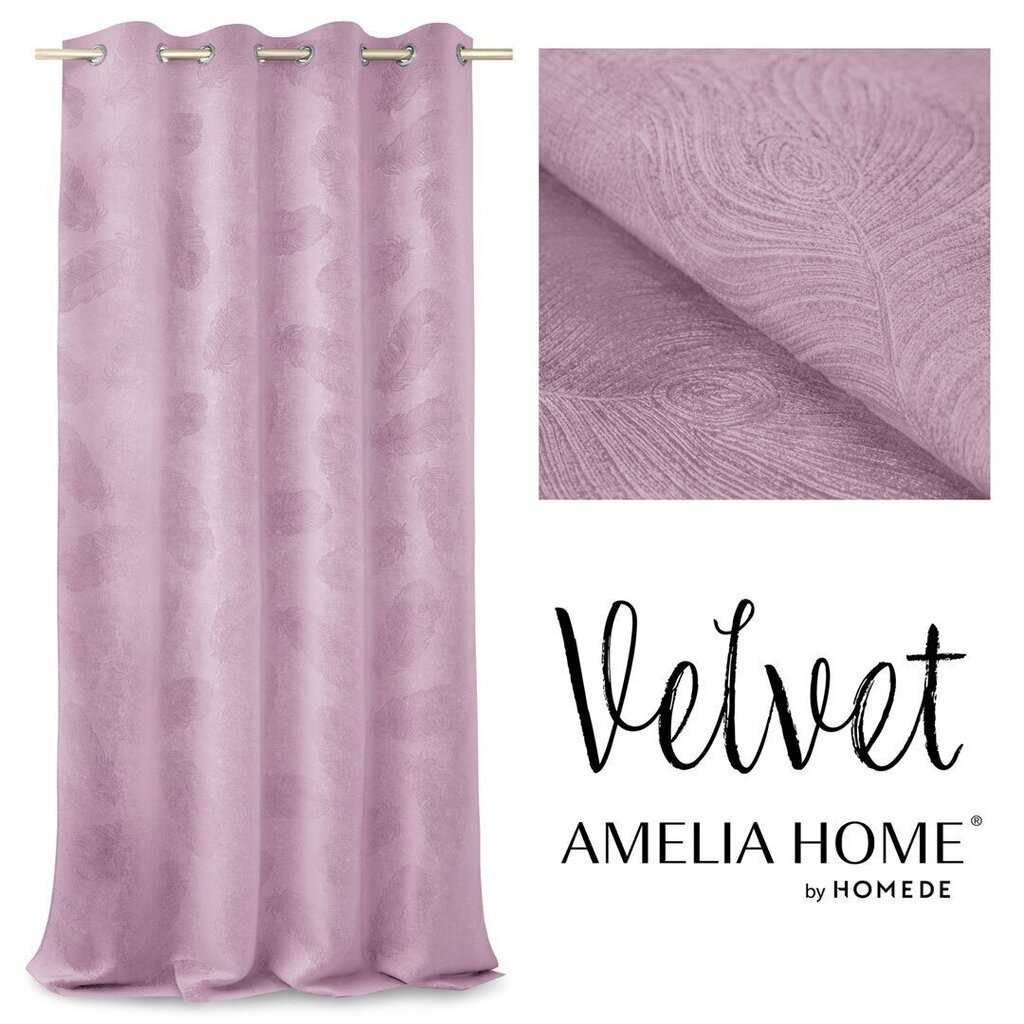 AmeliaHome kardin Velvet hind ja info | Kardinad | hansapost.ee