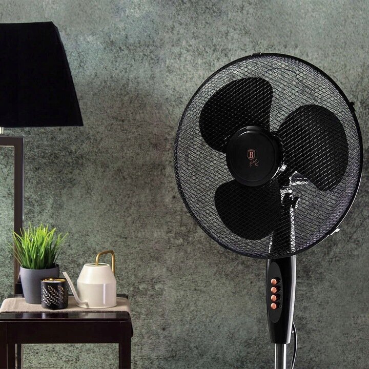 Põrandaventilaator Berlinger Haus Black Rose must 40W hind ja info | Ventilaatorid | hansapost.ee