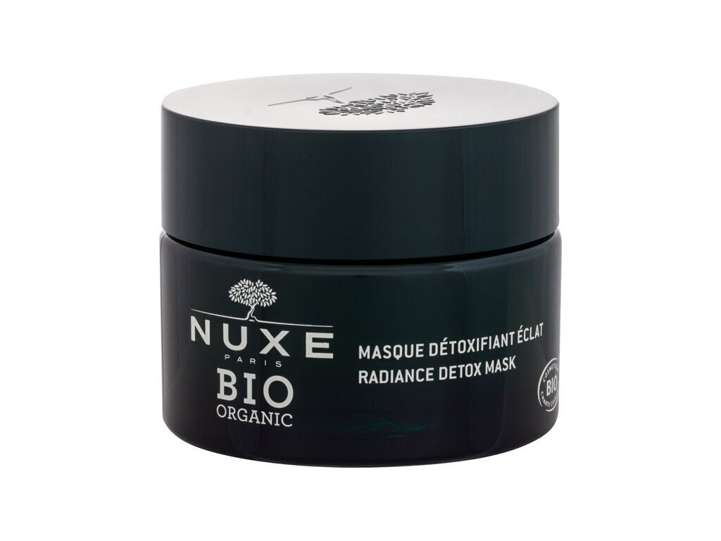 Detoksifitseeriv näomask Nuxe Bio Organic Radiance Detox Mask, 50 ml цена и информация | Näomaskid ja silmamaskid | hansapost.ee