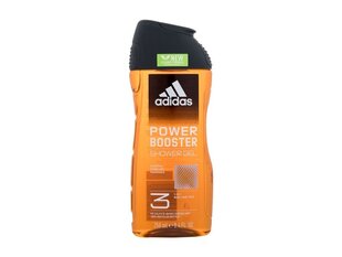 Dušigeel Adidas Power Booster Shower Gel 3in1, 250 ml hind ja info | Dušigeelid, õlid | hansapost.ee