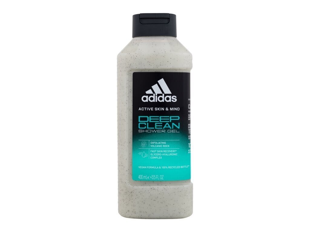 Dušigeel Adidas Deep Clean Shower Gel, 400 ml цена и информация | Dušigeelid, õlid | hansapost.ee