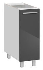 Шкаф кухонный Salma 30/81 L/P, серый цвет цена и информация | Кухонные шкафчики | hansapost.ee