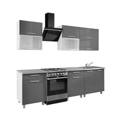 Набор кухонных шкафчиков Salma, серый цвет цена и информация | Кухонные гарнитуры | hansapost.ee