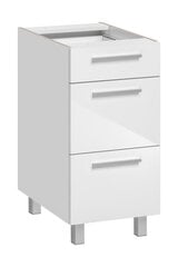 Кухонный шкаф Salma 40/81 3S, белый цвет цена и информация | Кухонные шкафчики | hansapost.ee