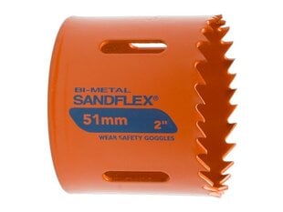 „Bahco Sandflex“ bimetallist augusaag 62 mm (3830-62-VIP) цена и информация | Ручной инструмент, 18 В 125 мм бесщеточная угловая шлифовальная машина для Makita Cordless, замена литий-ионного аккумулятора | hansapost.ee