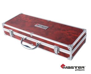 Grilltarvikute komplekt kohvris Master Grill, 5 tk (MG114) hind ja info | Grillitarvikud ja grillnõud | hansapost.ee