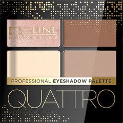 Neljavärviline lauvärvipalett Eveline Eveline Quattro, 3,2 g, 05 price and information | Eye shadows, mascaras and eyeliners | hansapost.ee