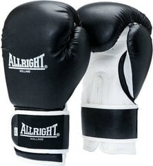 Боксерские перчатки Allright POWER GEL 12oz черный, белый цвет цена и информация | Бокс | hansapost.ee