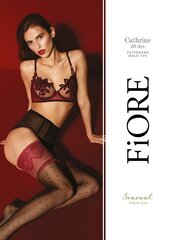 Сексуальные чулки Fiore Catherine, черный цвет цена и информация | Сексуальное женское белье | hansapost.ee