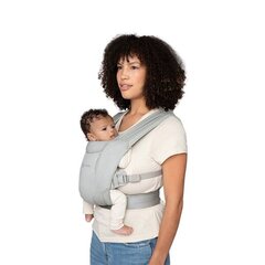 ERGObaby kandekott Embrace Soft Air Mesh, Soft Grey, BCEMASAMGRY hind ja info | Kõhukotid, kandekotid | hansapost.ee