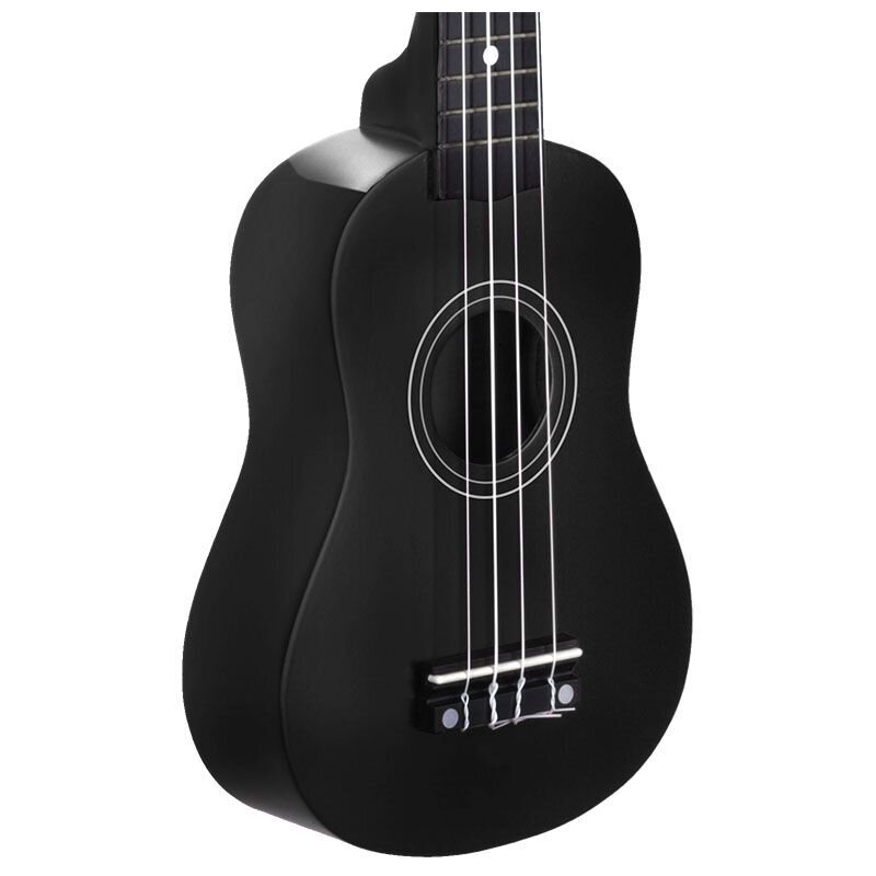 Sopran ukulele komplekt NN UK 01, must цена и информация | Kitarrid | hansapost.ee