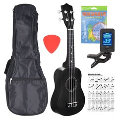 Sopran ukulele komplekt NN UK 01, must hind ja info | NN Kodumasinad | hansapost.ee
