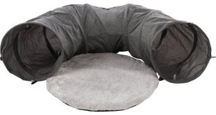 Flamingo туннель для кошки с подушкой, 95х28 см, серый цена и информация | Игрушки для котов | hansapost.ee