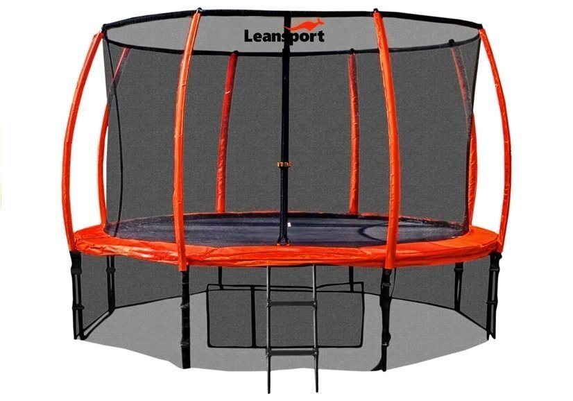 Batuut Lean Sport 366 cm, must oranž hind ja info | Batuudid | hansapost.ee