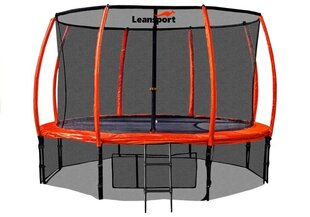 Батут Lean Sport 427 см, черный оранжевый цена и информация | Батуты | hansapost.ee