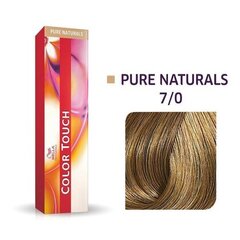 Краска для волос Wella Color Touch Pure Naturals, 60 мл, 7/0 цена и информация | Краска для волос | hansapost.ee