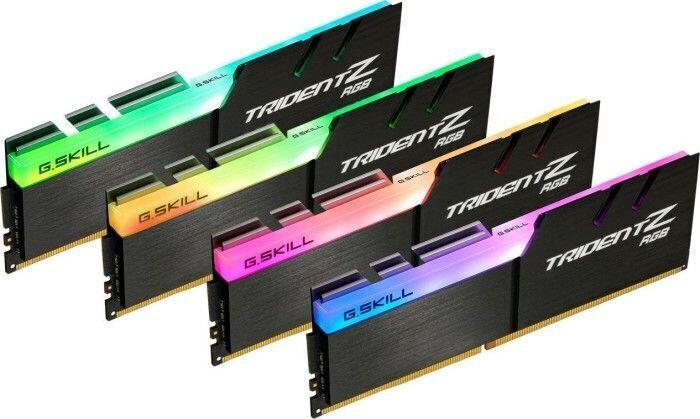 G.Skill Trident Z RGB, 32GB (4x8GB), DDR4, 4000MHz (F4-4000C17Q-32GTZRB) hind ja info | Operatiivmälu | hansapost.ee