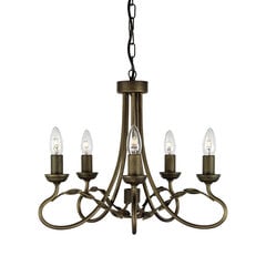 Rippvalgusti Elstead Lighting Olivia OV5-BLK-GOLD цена и информация | Люстры | hansapost.ee