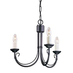 Rippvalgusti Elstead Lighting Chartwell CH3-BLACK цена и информация | Люстры | hansapost.ee