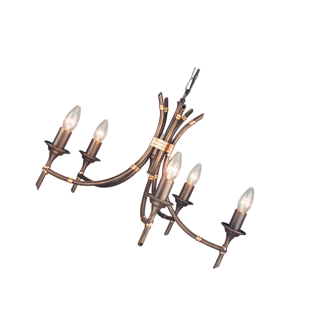 Rippvalgusti Elstead Lighting Bamboo BB5-BRZ-PATINA цена и информация | Rippvalgustid | hansapost.ee