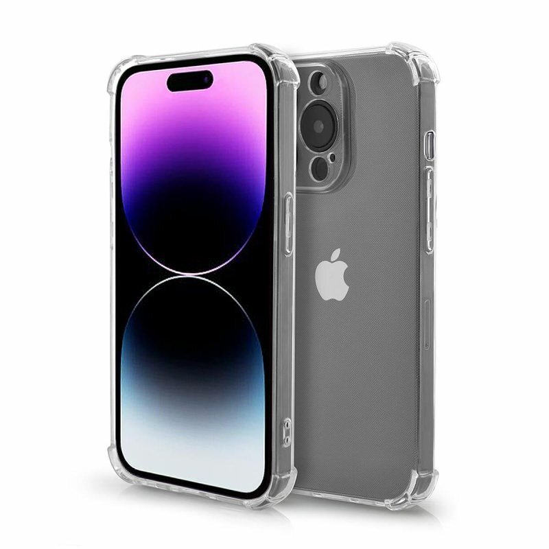 Mocco Anti Shock Case Silicone Case for Apple iPhone 14 Pro Max Transparent hind ja info | Telefonide kaitsekaaned ja -ümbrised | hansapost.ee