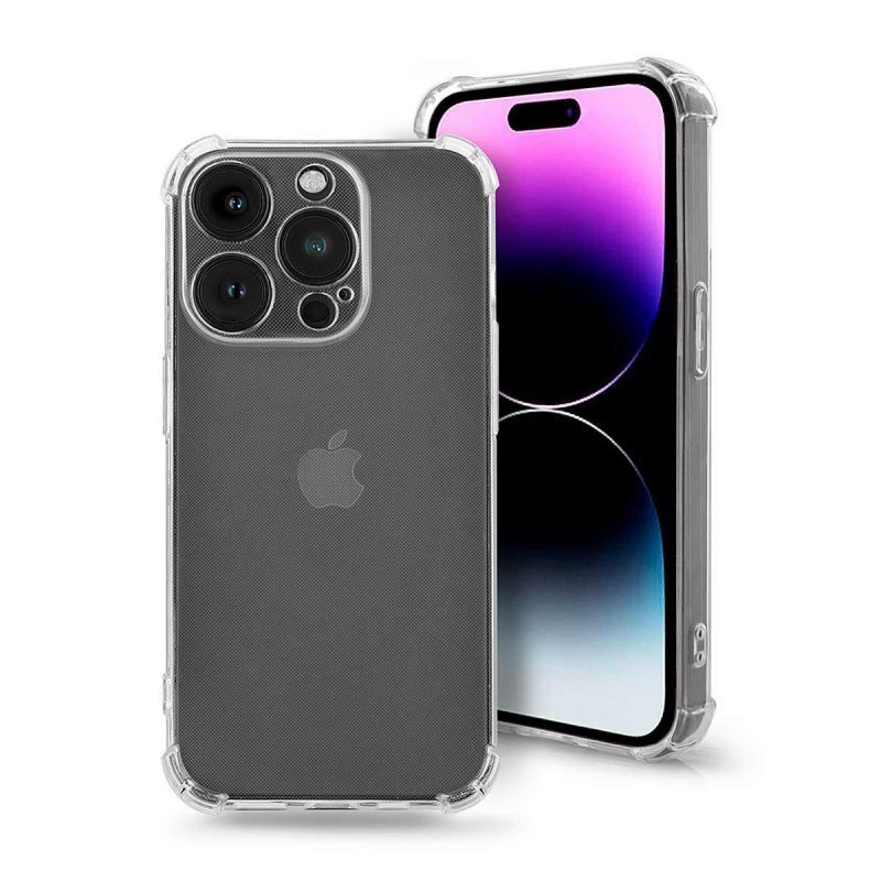 Mocco Anti Shock Case Silicone Case for Apple iPhone 14 Pro Max Transparent цена и информация | Telefonide kaitsekaaned ja -ümbrised | hansapost.ee