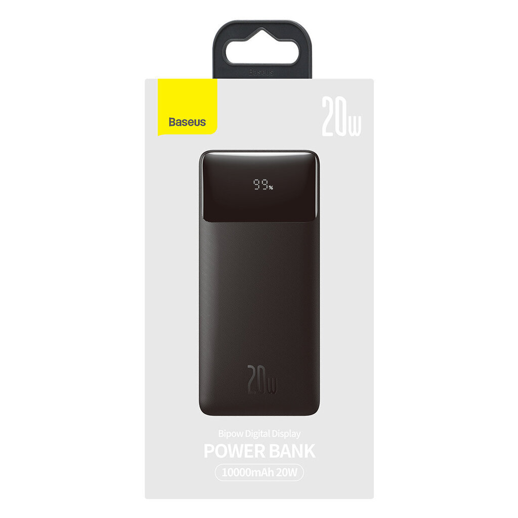 Baseus Bipow 10000mAh 20W + USB-A - Micro USB 0.25m PPBD050301 цена и информация | Akupangad | hansapost.ee