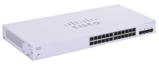 Cisco CBS220-24T-4G Managed L2 Gigabit Ethernet (10/100/1000) Power over Ethernet (PoE) 1U White hind ja info | Cisco Arvutid ja IT- tehnika | hansapost.ee