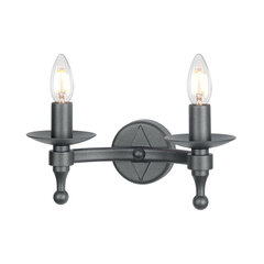 Настенный светильник Elstead Lighting Warwick WR2-GRAPHITE цена и информация | Настенные светильники | hansapost.ee