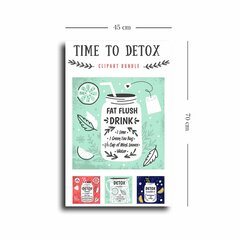 Reproduktsioon Time to Detox hind ja info | Seinapildid | hansapost.ee