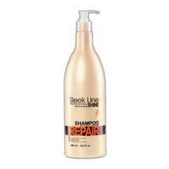 Taastav šampoon siidiekstraktiga Stapiz Sleek Line, 1000 ml hind ja info | Stapiz Professional Parfüümid, lõhnad ja kosmeetika | hansapost.ee