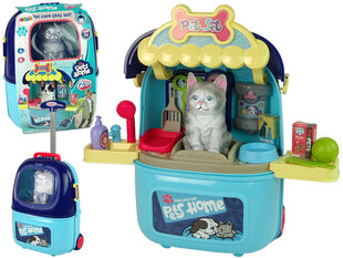 Салон красоты "Кошка" для девочки Lean Toys, синий цена и информация | Игрушки для девочек | hansapost.ee