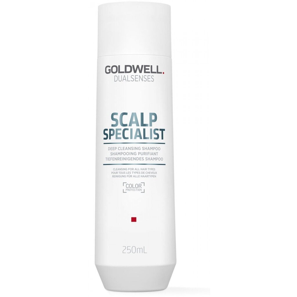 Intensiivselt peanahka puhastav juuksešampoon Goldwell Dualsenses Scalp Specialist Deep Cleansing 250 ml hind ja info | Šampoonid | hansapost.ee