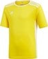 T-särk Adidas TeamWear, kollane hind ja info | Jalgpalli varustus ja riided | hansapost.ee