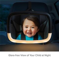 Munchkin Night Light зеркало для наблюдения за детьми в автомобиле Baby In-Sight цена и информация | Аксессуары для автокресел | hansapost.ee