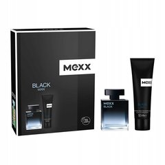 Meeste hügieenikomplekt Mexx Black Man - EDT 30 ml + dušigeel 50 ml hind ja info | Parfüümid meestele | hansapost.ee