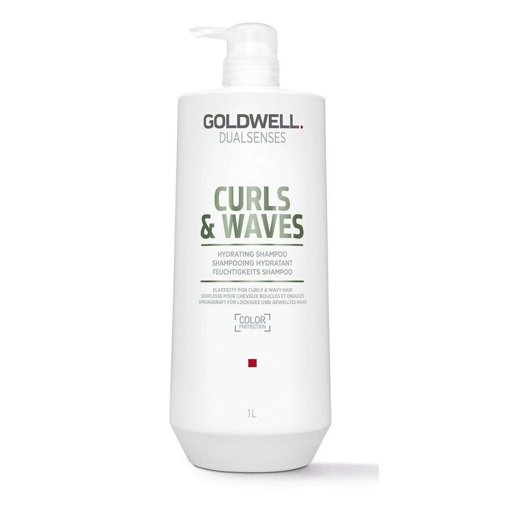 Niisutav šampoon lokkis juustele Goldwell Dual Senses Curls & Waves 1000 ml цена и информация | Šampoonid | hansapost.ee