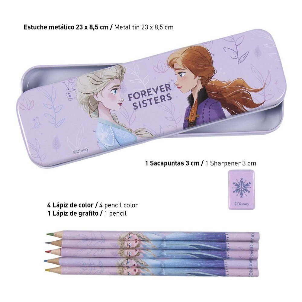 Kontoritarvete komplekt Frozen 16-osaline цена и информация | Kirjatarvikud | hansapost.ee