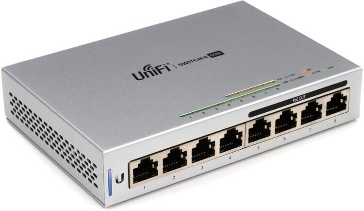 UBIQUITI UniFi® Switch 8 60W цена и информация | Võrgulülitid | hansapost.ee