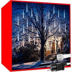 LED vanikud, pirnid meteoriidisadu (külmvalge, 8 meteooripulka) price and information | Christmas lights | hansapost.ee