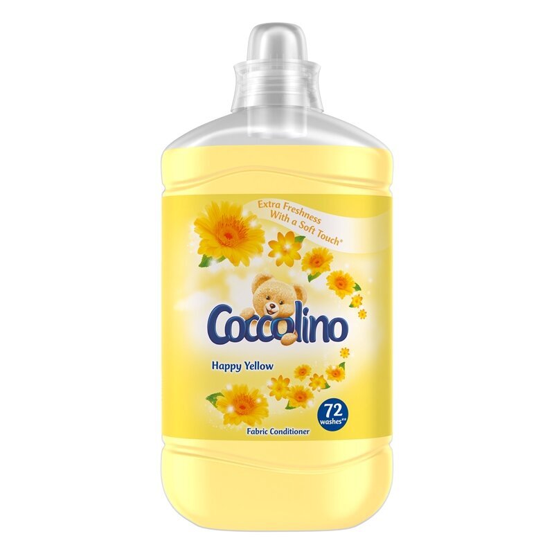 Coccolino pesupehmendaja Happy Yellow, 1800 ml цена и информация | Pesuvahendid | hansapost.ee