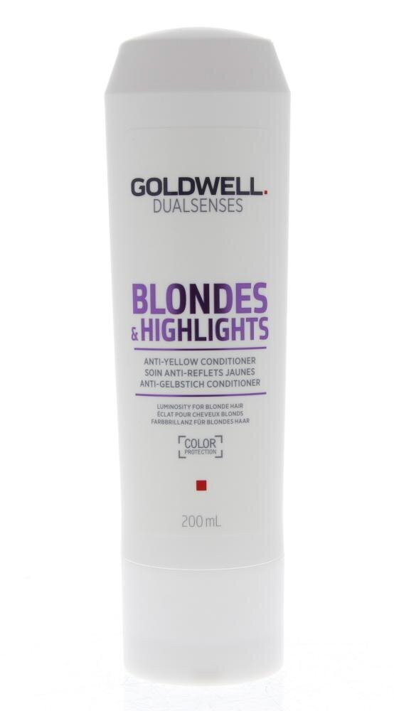 Goldwell Dualsenses Blondes&HighLights palsam 200ml цена и информация | Palsamid | hansapost.ee