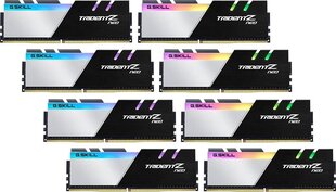 G.Skill Trident Z Neo, 256 ГБ (8x32 ГБ), DDR4, 3200 МГц, CL16 (F4-3200C16Q2-256GTZN) цена и информация | Объём памяти (RAM) | hansapost.ee